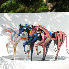 Load image into Gallery viewer, Handmade Metal Horse Statue & Sculpture