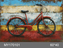 Load image into Gallery viewer, Home decor metal wall art Bicycle Bike