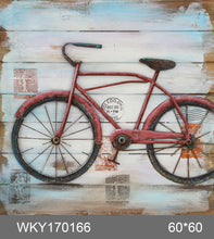 Load image into Gallery viewer, Home decor metal wall art Bicycle Bike