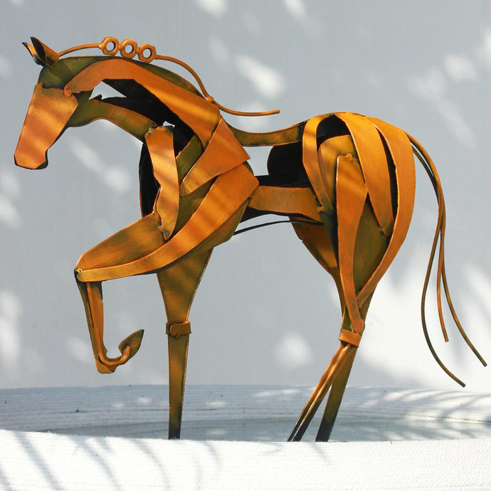 Handmade Metal Horse Statue & Sculpture