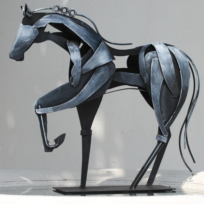 Handmade Metal Horse Statue & Sculpture