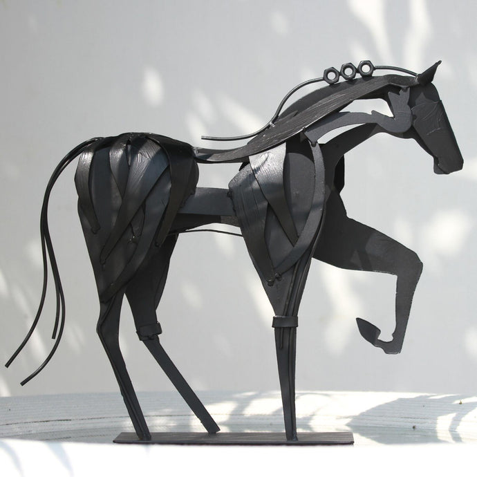 Handmade Metal Horse Statue & Sculpture