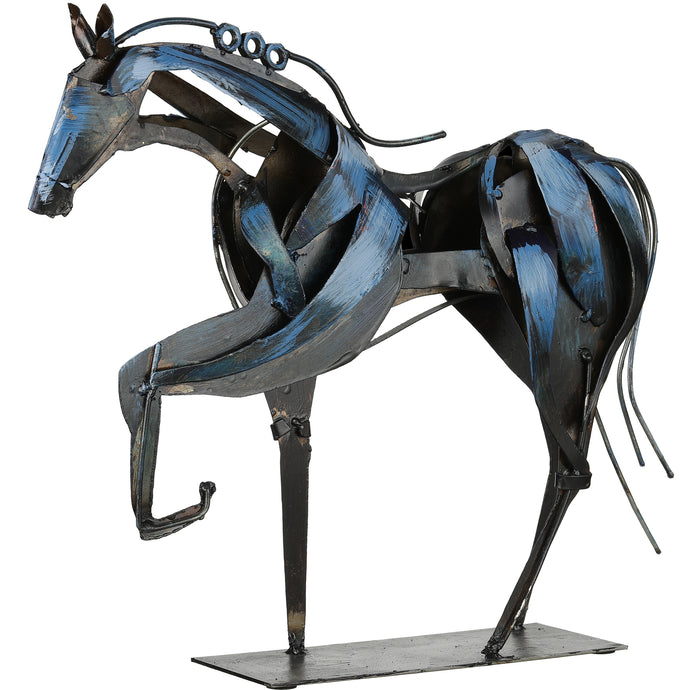 Handmade Metal Horse Statue & Sculpture