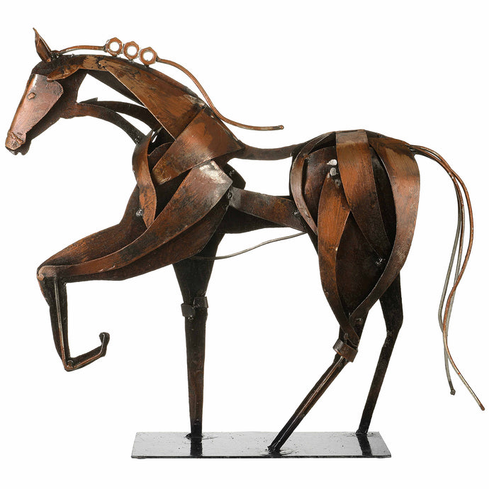 Handmade Metal Horse Statue & Sculpture