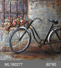 Load image into Gallery viewer, Home decor  metal wall art Bicycle Bike
