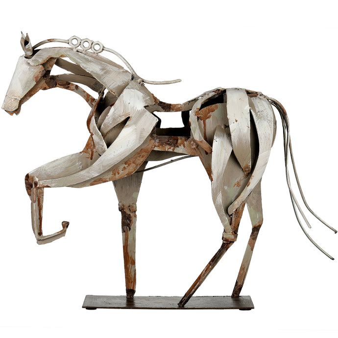 Handmade Metal Horse Statue & Sculpture