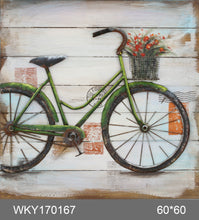 Load image into Gallery viewer, Home decor  metal wall art Bicycle Bike
